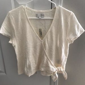 Madewell wrap shirt - new with tags!